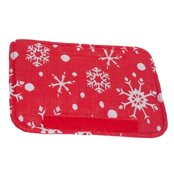 Gymnture 3pcs Christmas Refrigerator Door Handle Covers Snowflake Pattern Handle Sleeves