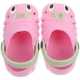 thumbnail image 5 of 1 par de sandalias de playa antideslizantes con diseño de oruga, con dibujos animados, para niños y niñas (rosa, talla 26, largo 15,5 cm), 5 of 5