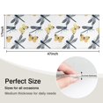 thumbnail image 5 of White Butterfly Dragonfly Pattern Kitchen Rug Mat,Kitchen Runner Rugs Non Skid Washable,Decorative Kitchen Floor Mats for Kitchen,Sink,Laundry,17"X47", 5 of 5