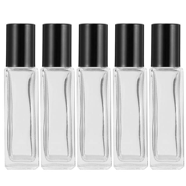 MasteelfCA 12 Pcs Flacons en Verre 9ml Vides Échantillon de Parfum Huile Essentielle Flacons Rechargeables