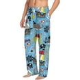 thumbnail image 2 of Balery Pirate Marine Animals print Men's Pajama Pants,Ultra Lightweight Pjs,Lounge Pant-XX-Large, 2 of 9