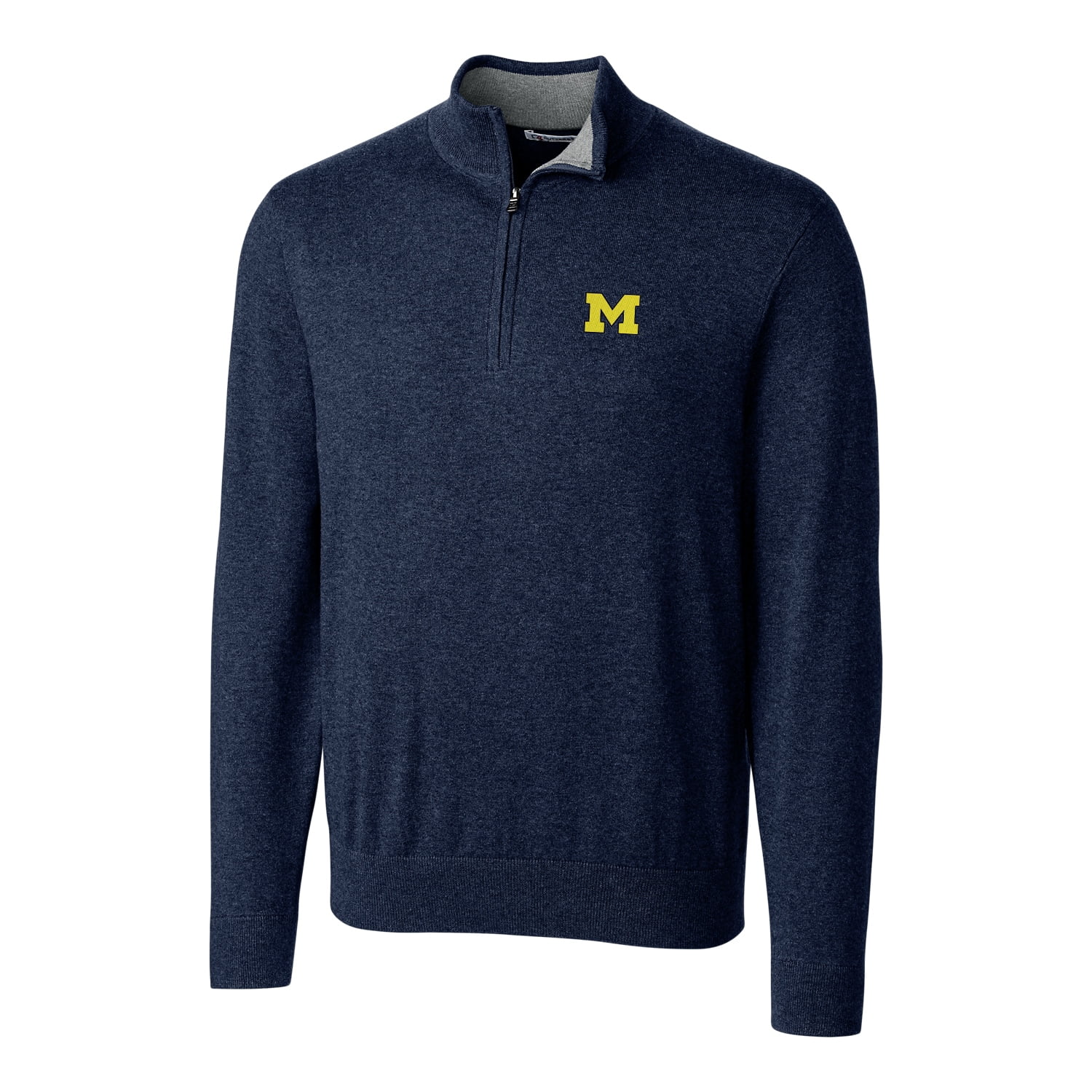 College 1/4 University NCAA Primary Logo Team Color Quarter Zip Sweatshirt