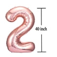 thumbnail image 1 of 20 Globos de números Oro rosa Big Giant Jumbo Number 20 Globos de Mylar de lámina para sum Jonhamwelbor Jonhamwelbor, 1 of 2