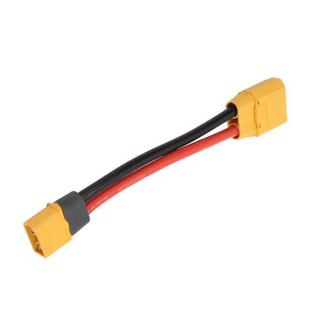 XT60H Male To XT90 Male Adapter, XT60H To XT90 Male Adapter High Toughness Flexible Safe Mini for RC LiPo Battery
