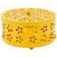 thumbnail image 3 of Nordic Retro Metal Hollow Floral Mosquito Coil Holder Garden Burner Mosquito Repellent Box(Yellow), 3 of 5