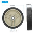 thumbnail image 2 of Unique Bargains 5" Air Compressor Wheel, Universal Air Compressor Replacement Part with 0.6" Hole, Beige, 2 of 5