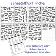 thumbnail image 4 of 336PCS Pantry Label Printed Home Containers Jars Bottles Tags Waterproof Transparent Self-Adhesive Food Label Stickers, 4 of 5