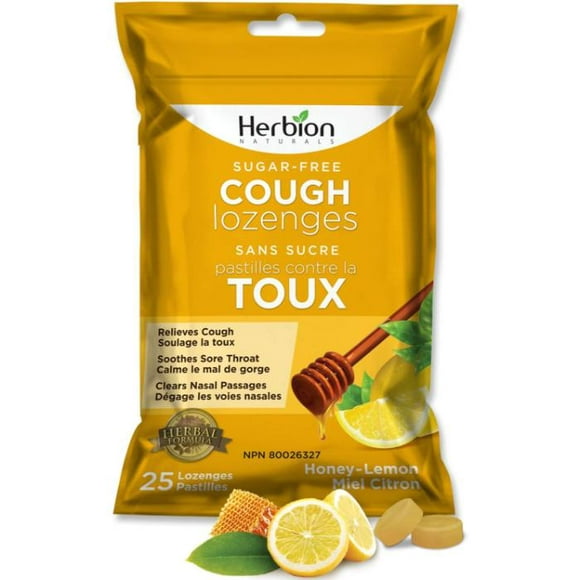 Herbion Naturel - Pastilles Toux Citron-Miel, 25 Pastilles