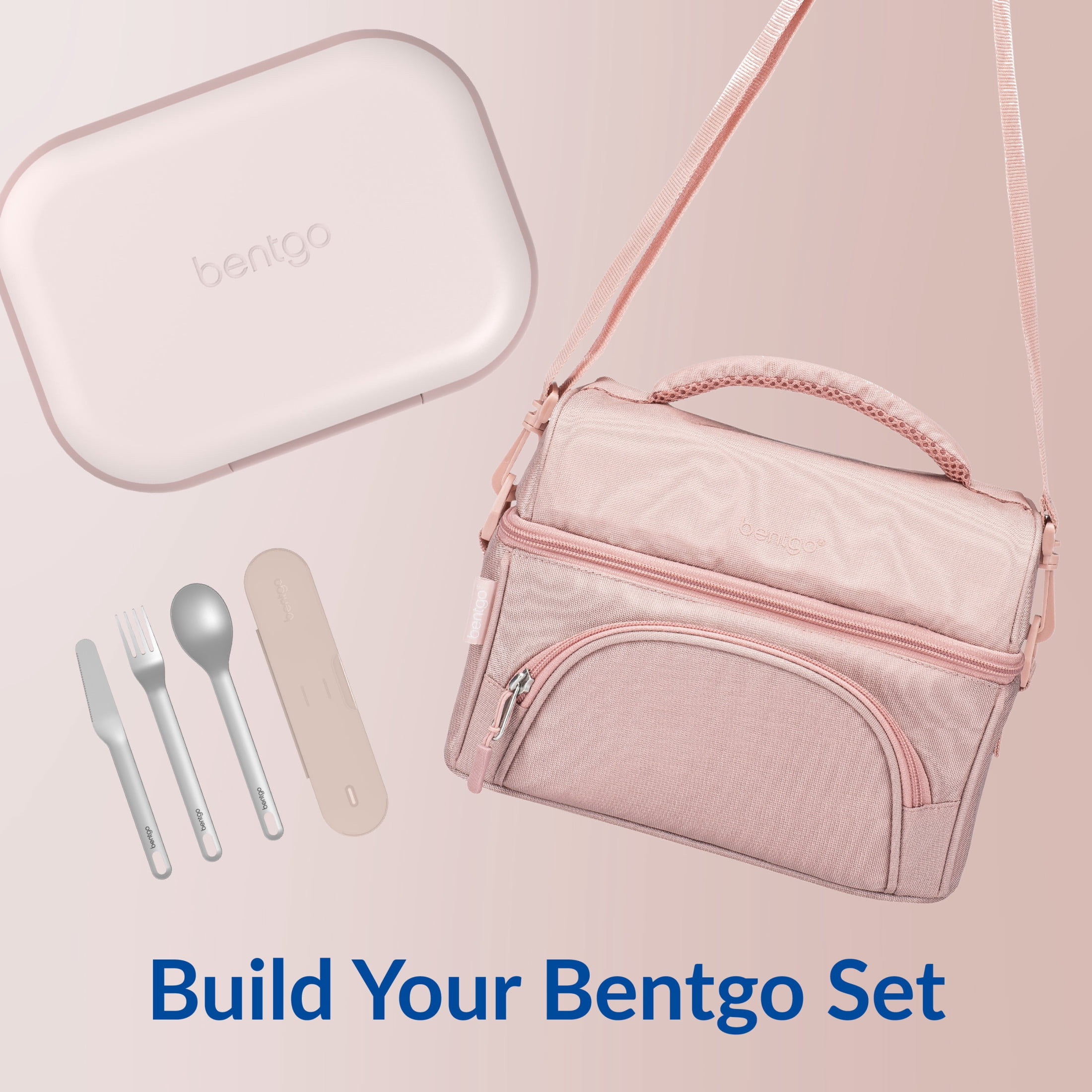 Bentgo Chill Max Leak-Proof XL Lunch Box - Included Ice Pack Keeps Food Cold; 5-Cup Capacity for Ages 8+, 3 or 4 Compartment Bento Box, BPA-Free, Dishwasher Safe (Pink Cloud & Blush)