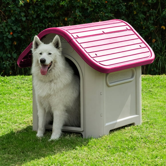 Casa De Perro Grande Termica Magenta