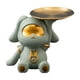 thumbnail image 3 of Estatua moderna de conejo con Bandeja de almacenamiento Sunnimix verde, 3 of 8
