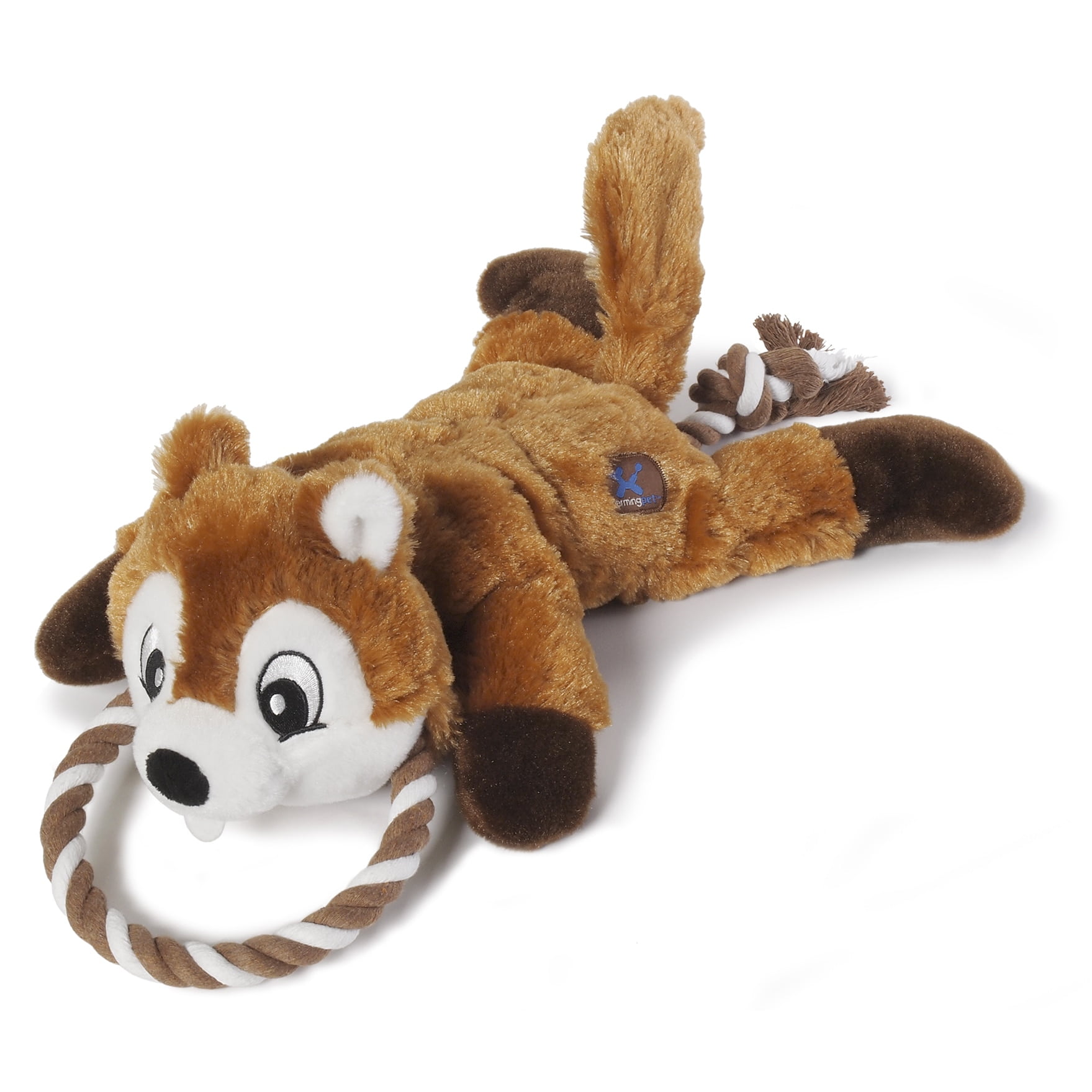 Charming Pet Ropez Gone Wild Dog Toy Chipmunk - Walmart.com - Walmart.com