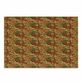 thumbnail image 1 of Autumn Cutting Board, Abstract Doodle of Fallen Leaves Earthy Warm Tones Printed Illustration, Decorative Tempered Glass Cutting and Serving Board, in 3 Sizes, by Ambesonne, 1 of 2