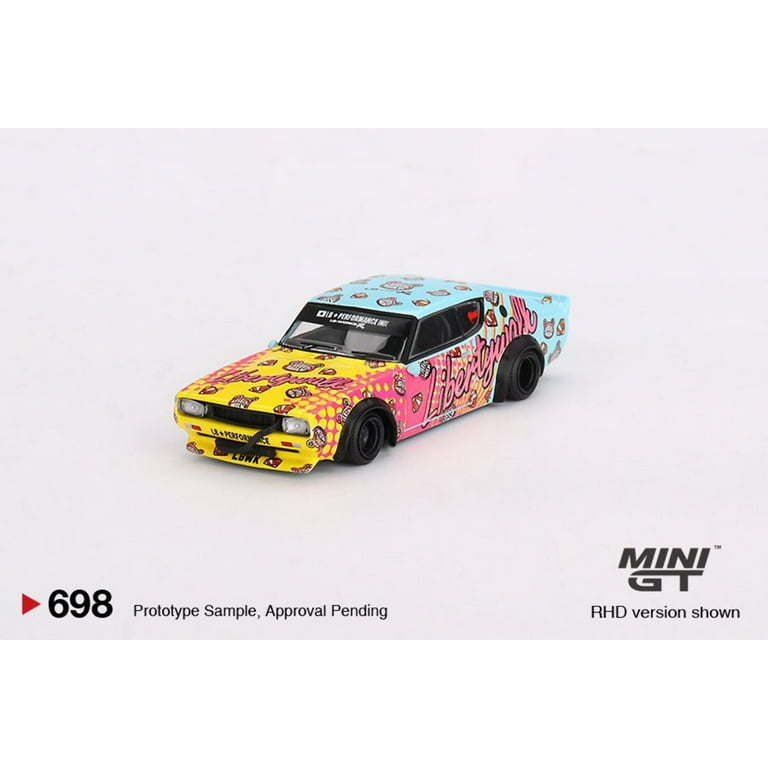 KENMERI MINIGT 2025 スカイラインケンメリ lbwk OAM MiniGT LB Works Nissan Skyline Kenmeri Baby Blue with figure