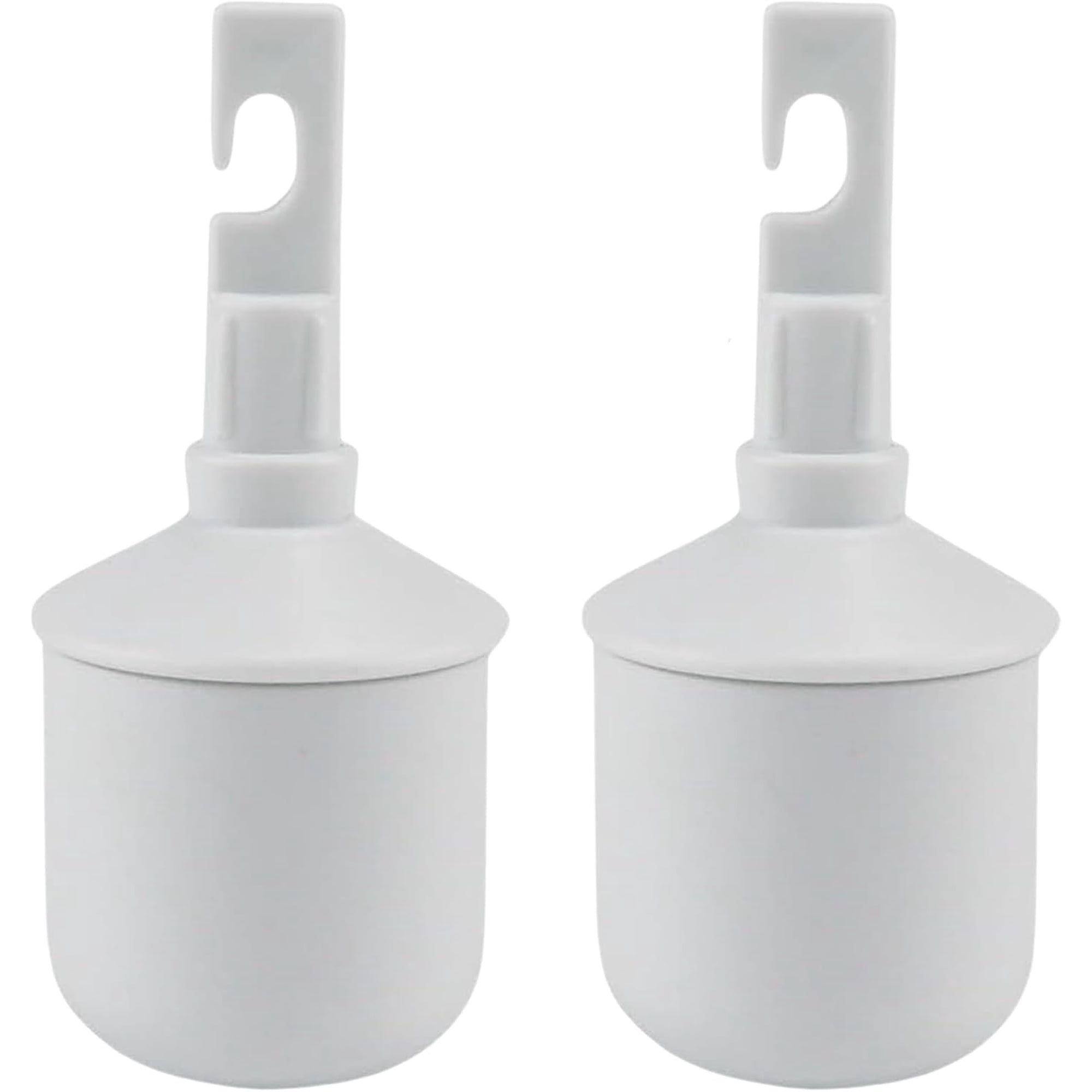 2PCS White Rolling Ball Cane Tip: Stick Tip Hook Cane Tip Replacement Cane Tips for Blind Walking Stick Walking Stick, Rubber Foot pad Handle Stick Accessories