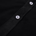 thumbnail image 7 of LIIPEE Men Shirts Father's Day Gifts Casual Button Down Collar Tab Long Sleeve Solid Color Ribbed Button Up Shirts Male Single Yoke Regular Breathable Fashion Versatile Tops With Pocket,XXL, 7 of 7