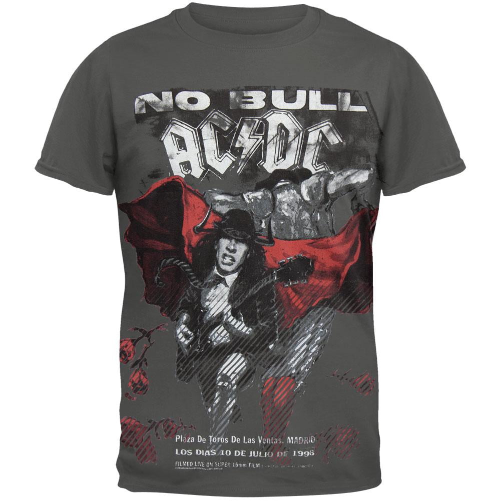 ACDC - AC/DC - No Bull Madrid Tour Poster Soft T-Shirt - X ...