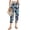Navy Floral, variant on Fantaslook Womens Capri Pants Drawstring Casual Palazzo Trousers with Pockets Loose Floral Lounge Pants Pajama Bottoms