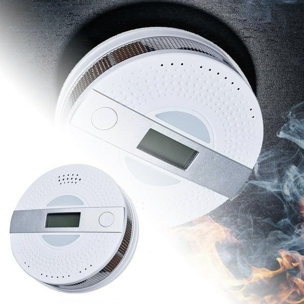 Detector fotoeléctrico avanzado Alarma de incendios con batería de 10 años y función de prueba inteligente para mejorar la seguridad del hogar