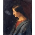 thumbnail image 3 of Emma Leroux de Lincy 12x14 Black Modern Framed Museum Art Print Titled - Woman's Head (1842), 3 of 5