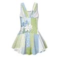 thumbnail image 5 of Tutolipy Floral Speckle Patchwork Design Sleeveless Bathing Suit, Comes with Lining Sleeveless Swim Dress for Girls, Casual for Summer, Size 5-6 Years, 5 of 8