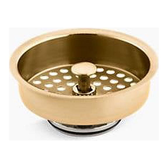 Kohler K-8803 Duostrainer Basket Strainer - Brushed Modern Brass