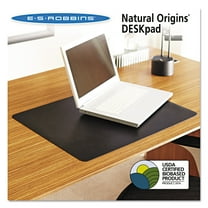 ES Robbins Natural Origins Desk Pad, 36 x 20, Matte, Black -ESR120758
