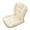 White, variant on Desk Chair Seat Cushion - Thick Comfort Foam with Ties & Removable Cover, Ergonomic Back Support for Office, Dining & Rocking Chairs