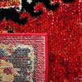 thumbnail image 6 of SAFAVIEH Vintage Hamadan Liana Oriental Runner Rug, Red/Black, 2'3" x 8', 6 of 8