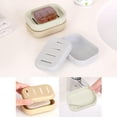 thumbnail image 3 of 4 Pack Plastic Soap Dish, Soap Container, Double Layer Draining Soap Holder for Shower, Bathroom or Kitchen, 3 of 6