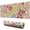 Pioneer Flower Floral, variant on Long Mouse Pads for Desk,Pioneer Flower Floral Print Pattern Desk Mats on Top Of Desks, Desk Mouse Pad Extra Large with 3mm Non-Slip Base and Stitched Edge for Gaming,Office,Work,Home 31.5"x11.8"