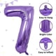 thumbnail image 3 of Globos de aluminio KAIYANG 40 pulgadas morado número 7 para cumpleaños, 3 of 5