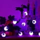 thumbnail image 3 of Luces de Halloween, luces de Halloween para exteriores, cadena de luces USB con forma de ojo de hoja de arce para Halloween, decoración para festivales de fantasmas, ambiente de terror, luces pequeñas, 3 of 6