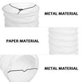 thumbnail image 4 of Paper Floor Lamp Shade Nordic Style Foldable Paper Lamp Cover Modern Floor Light Bulb Cage Guard for Living Room Bedroom, 4 of 8