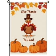 Thanksgiving Fall Outdoor Garden Flag - Washable Cartoon Garden Decor for Outdoor Turkey Pumpkins Happy Thanskgiving Versatile Outdoor Garden Decor - for Home House Front Door Farmhouse 28x40inch