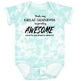 thumbnail image 3 of Inktastic Yeah My Great Grandma is Pretty Awesome Boys or Girls Baby Bodysuit, 3 of 5