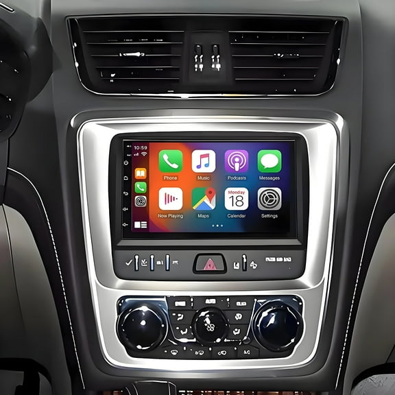 Gsuatey Android Car Stereo for GMC Acadia 2008-2012 with Wireless Carplay Android Auto Mirror Link 8 inch Touchscreen Car Radio with GPS Navigation WiFi Bluetooth FM Backup Camera MIC