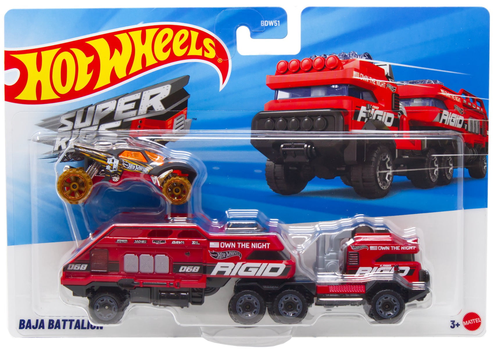 Hot Wheels Pull-Back Speeders GT-Scorcher Diecast Car, 1:43 Scale