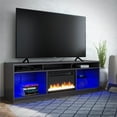 thumbnail image 2 of Ameriwood Home Lumaria Fireplace TV Stand for TVs up to 75", Graphite Gray, 2 of 12
