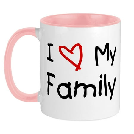 

CafePress - I Love My Family Mug - Ceramic Coffee Tea Novelty Mug Cup 11 oz