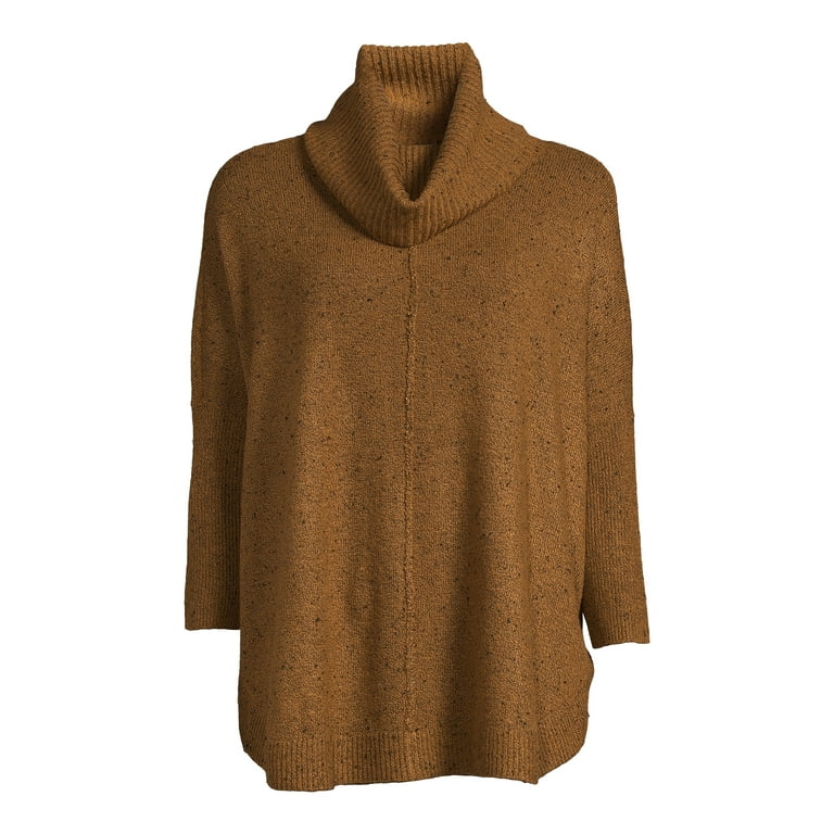 Walmart cowl shop neck sweater