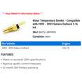 thumbnail image 2 of Water Temperature Sender - Compatible with 2002 - 2003 Subaru Outback 2.5L H4, 2 of 2
