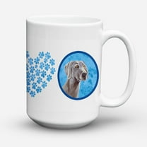 Blue Weimaraner Coffee Mug 15 oz