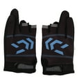 thumbnail image 2 of Gants de Pêche Bleus, Gants de Pêche Extérieurs à Écran Tactile Résistants à l'Usure Antidérapants pour la Pêche, 2 of 8