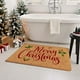 thumbnail image 4 of Decoraciones navideñas, Alfombra navideña para entrada, Tapete absorbente antideslizante para el hogar, Tapete antimanchas para baño, Tamaño 15.7x23.6 pulgadas, Poliéster, Tapetes para el piso de la h, 4 of 6