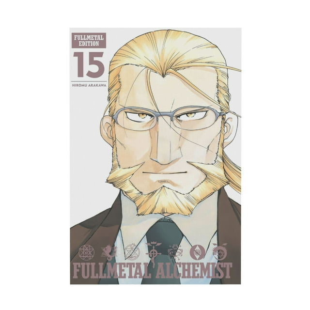 Qingyee Anime Canvas Poster Polyester Multi Size Decorative Poster,Fullmetal Alchemist Poster Anime Paint Decorative Poster