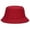 Red, variant on Limei Everyday Cotton Style Bucket Hat Unisex Trendy Lightweight Outdoor Hot Fun Summer Beach Vacation Getaway Headwear