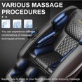 thumbnail image 6 of BILITOK Massage Chair Recliner Neck Massager with Zero Gravity Heating and Bluetooth Functions (Brown), 6 of 7