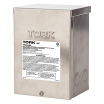 Tork Low Voltage 300 Watt Safety Transformer for Indoor Outdoor Pool
