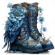 thumbnail image 1 of Kit 5D DIY Con Botas Azules Del 30 X 30 Cm, 1 of 9